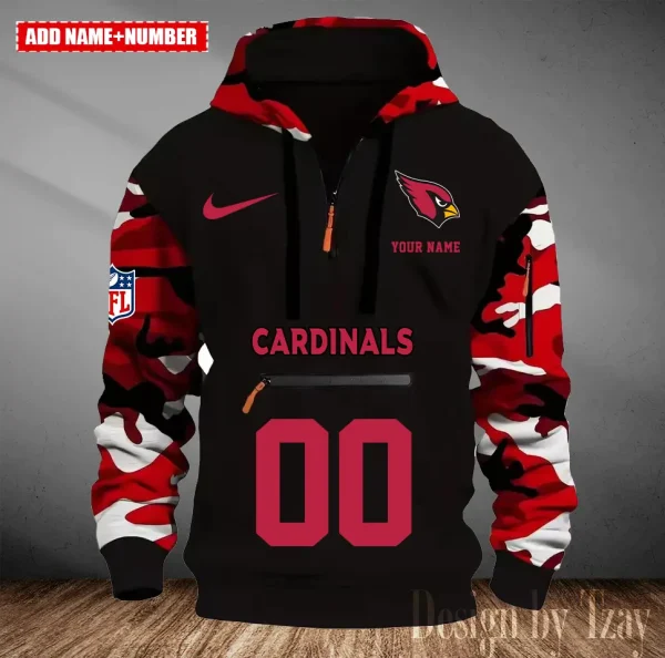 Arizona Cardinals Men Camouflage Hooded Sweatshirts New 2025 SPTMCPS001 - Image 4