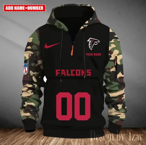 Atlanta Falcons Men Camouflage Hooded Sweatshirts New 2025 SPTMCPS002