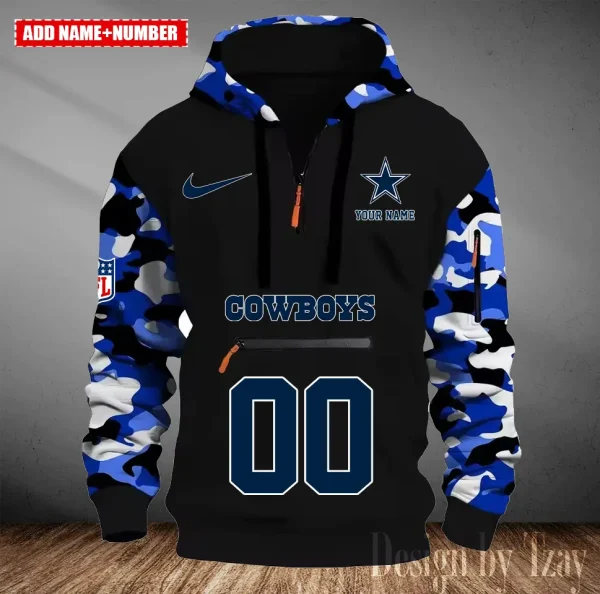 Dallas Cowboys Men Camouflage Hooded Sweatshirts New 2025 SPTMCPS009