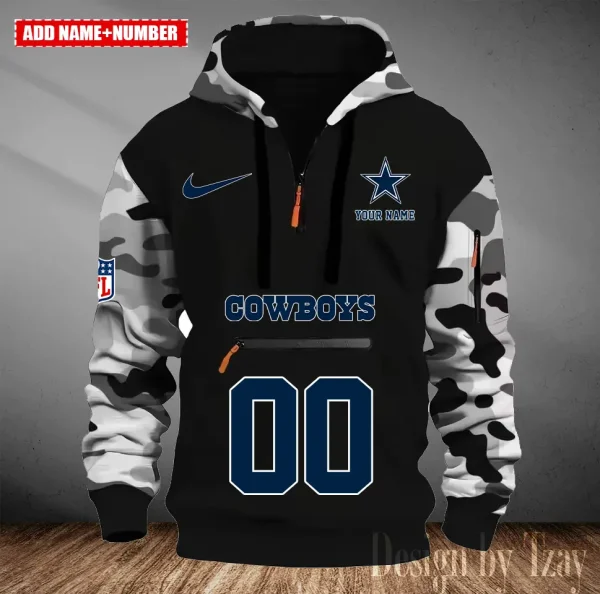 Dallas Cowboys Men Camouflage Hooded Sweatshirts New 2025 SPTMCPS009 - Image 2