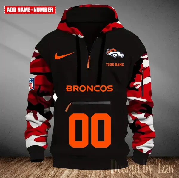 Denver Broncos Men Camouflage Hooded Sweatshirts New 2025 SPTMCPS010 - Image 3