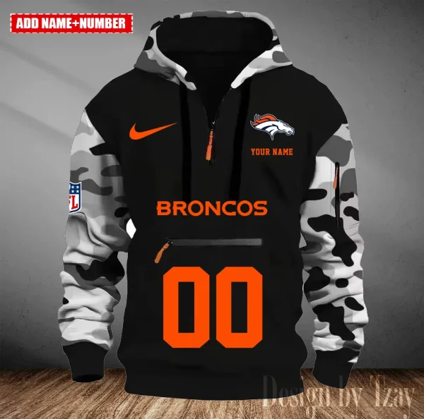 Denver Broncos Men Camouflage Hooded Sweatshirts New 2025 SPTMCPS010 - Image 4