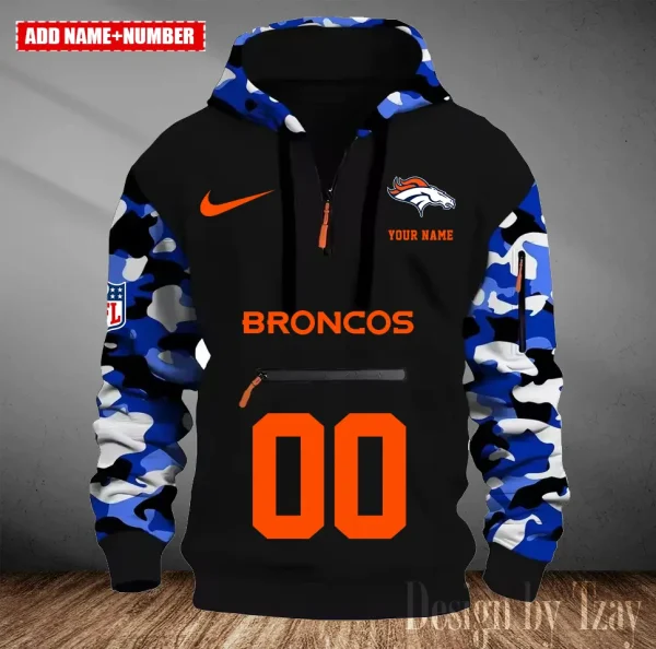 Denver Broncos Men Camouflage Hooded Sweatshirts New 2025 SPTMCPS010 - Image 5