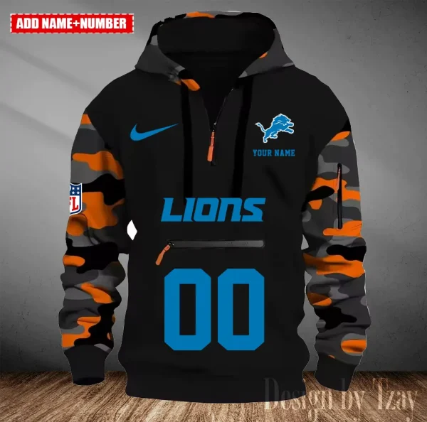 Detroit Lions Men Camouflage Hooded Sweatshirts New 2025 SPTMCPS011 - Image 3