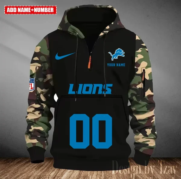 Detroit Lions Men Camouflage Hooded Sweatshirts New 2025 SPTMCPS011 - Image 5