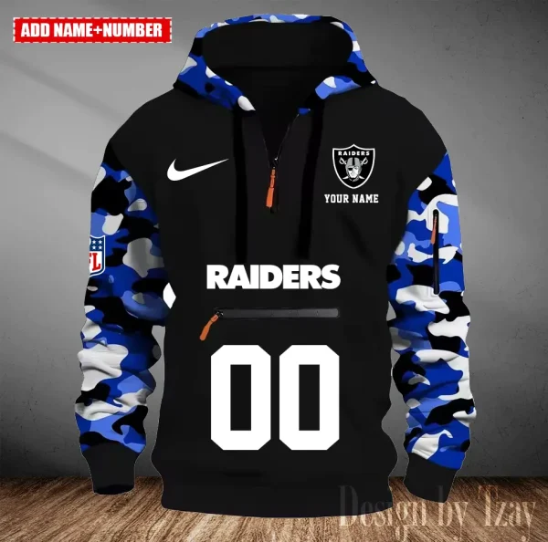 Las Vegas Raiders Men Camouflage Hooded Sweatshirts New 2025 SPTMCPS017 - Image 2