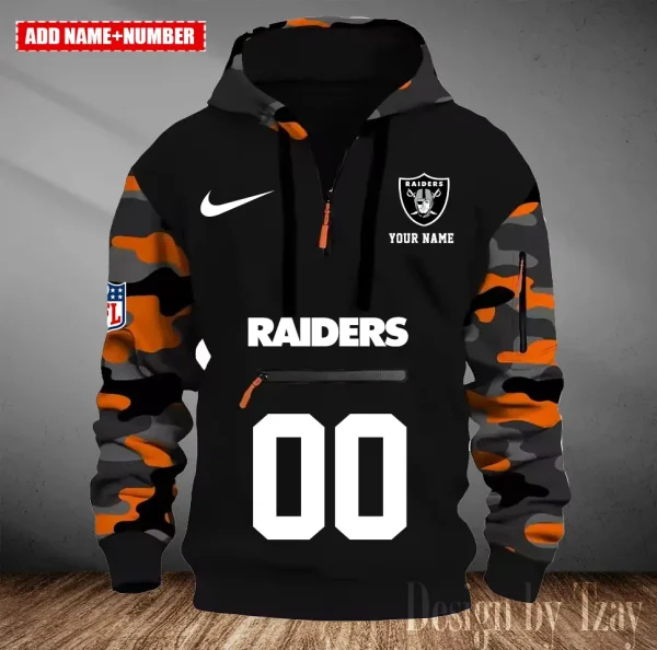 Las Vegas Raiders Men Camouflage Hooded Sweatshirts New 2025 SPTMCPS017 - Image 3