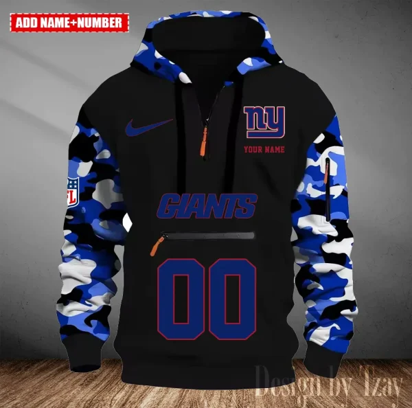 New York Giants Men Camouflage Hooded Sweatshirts New 2025 SPTMCPS024