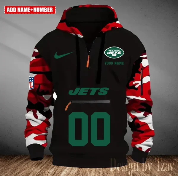 New York Jets Men Camouflage Hooded Sweatshirts New 2025 SPTMCPS025 - Image 4