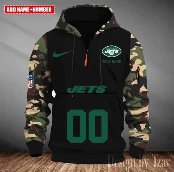 New York Jets Men Camouflage Hooded Sweatshirts New 2025 SPTMCPS025 - Image 5