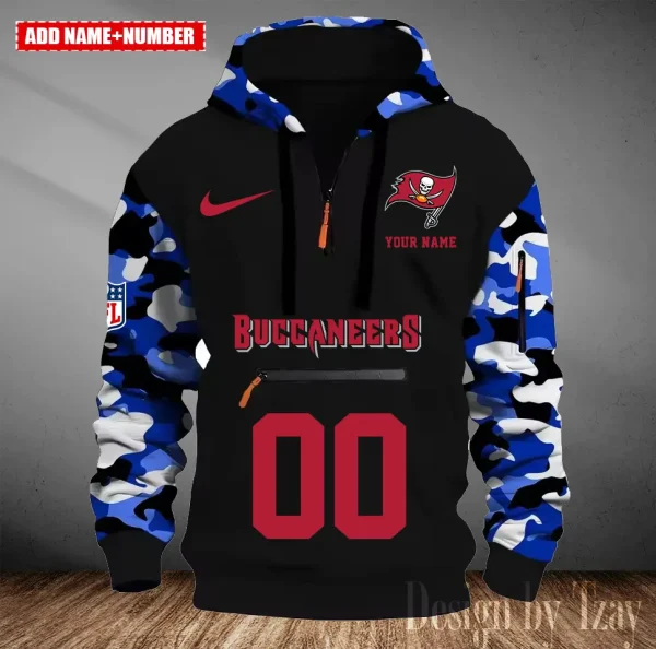 Tampa Bay Buccaneers Men Camouflage Hooded Sweatshirts New 2025 SPTMCPS030 - Image 4