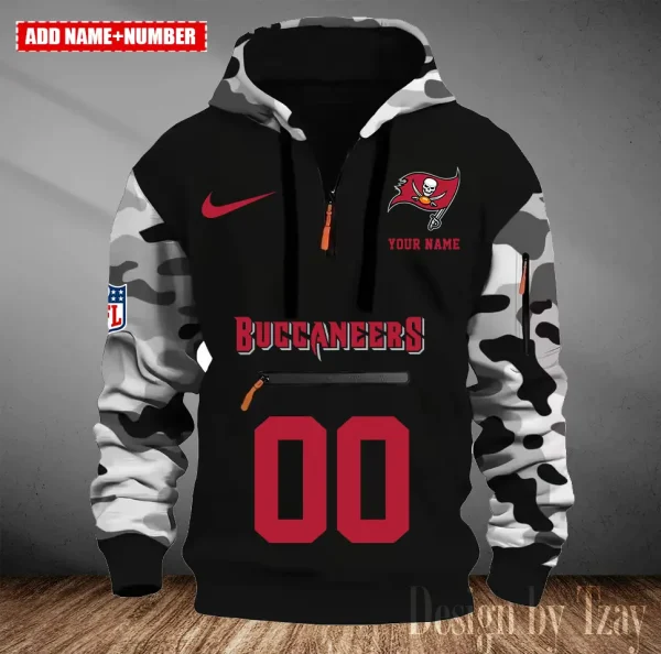 Tampa Bay Buccaneers Men Camouflage Hooded Sweatshirts New 2025 SPTMCPS030 - Image 5
