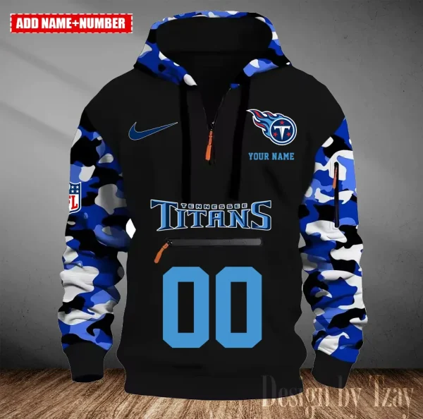 Tennessee Titans Men Camouflage Hooded Sweatshirts New 2025 SPTMCPS031