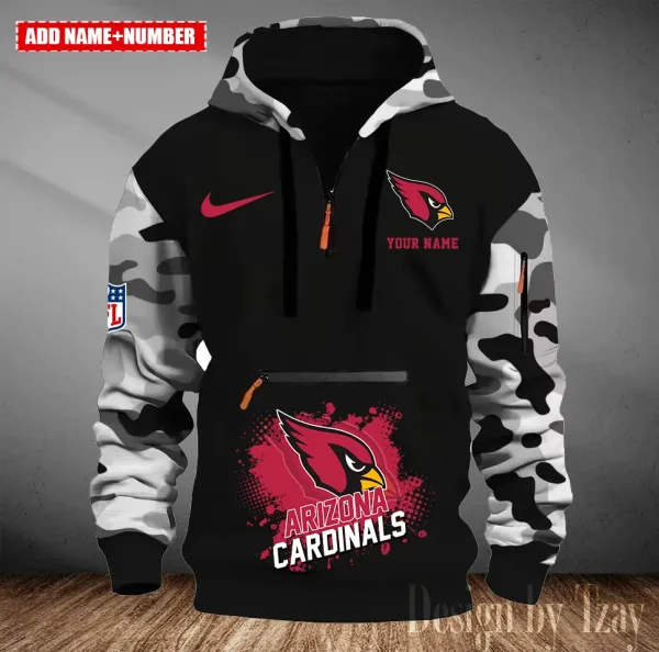 Arizona Cardinals Men Camouflage Hooded Sweatshirts New 2025 SPTMCPS033