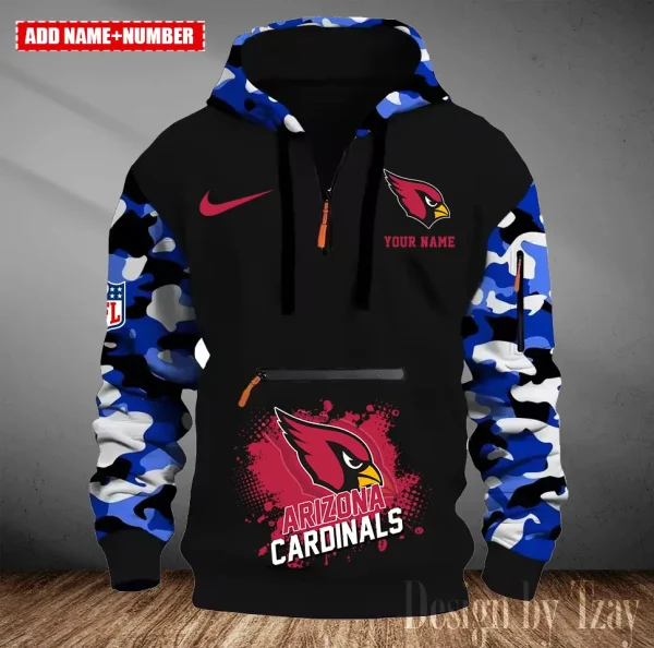 Arizona Cardinals Men Camouflage Hooded Sweatshirts New 2025 SPTMCPS033 - Image 2