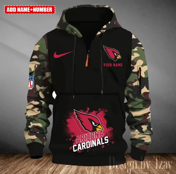 Arizona Cardinals Men Camouflage Hooded Sweatshirts New 2025 SPTMCPS033 - Image 5