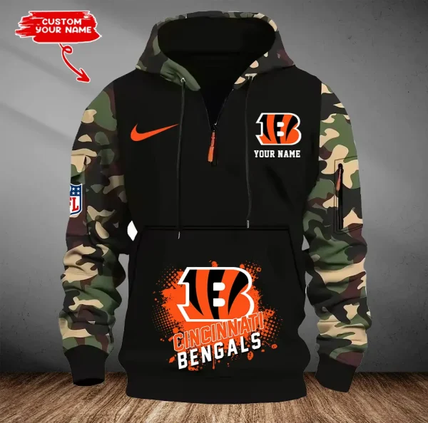 Cincinnati Bengals Men Camouflage Hooded Sweatshirts New 2025 SPTMCPS039 - Image 4