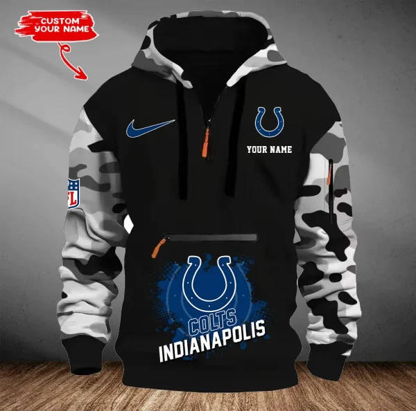 Indianapolis Colts Men Camouflage Hooded Sweatshirts New 2025 SPTMCPS046