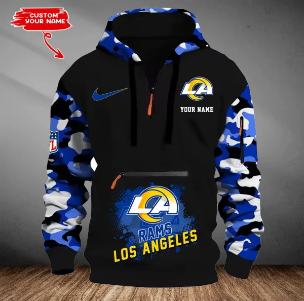 Los Angeles Rams Men Camouflage Hooded Sweatshirts New 2025 SPTMCPS051