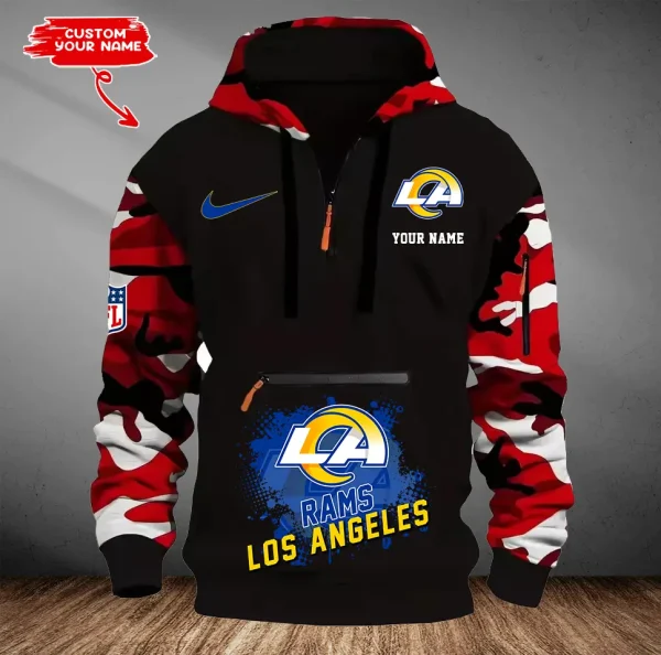 Los Angeles Rams Men Camouflage Hooded Sweatshirts New 2025 SPTMCPS051 - Image 3