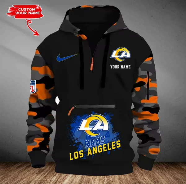 Los Angeles Rams Men Camouflage Hooded Sweatshirts New 2025 SPTMCPS051 - Image 4