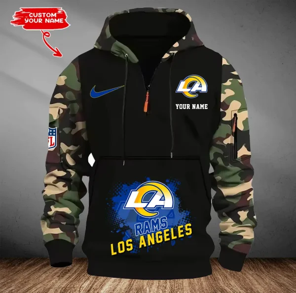 Los Angeles Rams Men Camouflage Hooded Sweatshirts New 2025 SPTMCPS051 - Image 5