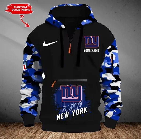 New York Giants Men Camouflage Hooded Sweatshirts New 2025 SPTMCPS056