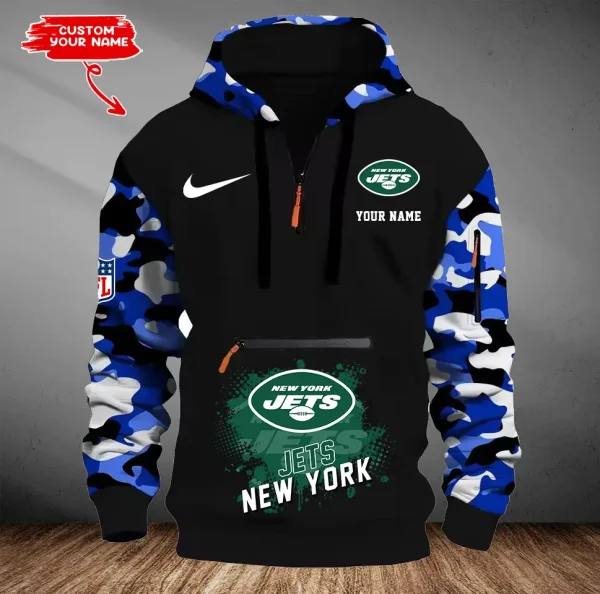 New York Jets Men Camouflage Hooded Sweatshirts New 2025 SPTMCPS057 - Image 2