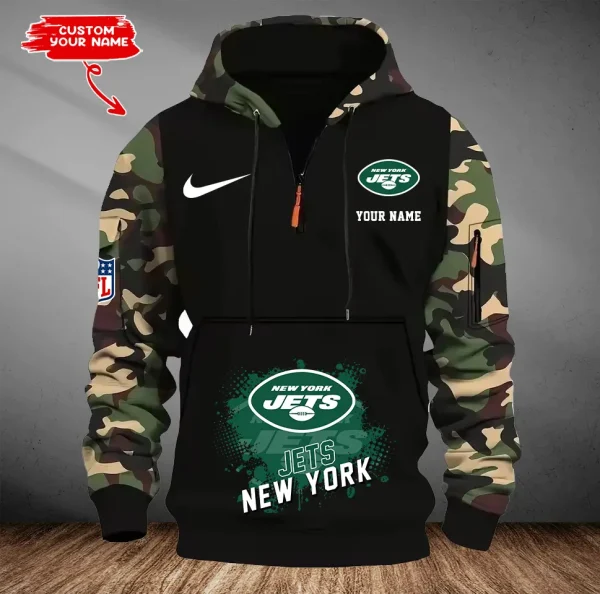 New York Jets Men Camouflage Hooded Sweatshirts New 2025 SPTMCPS057 - Image 5