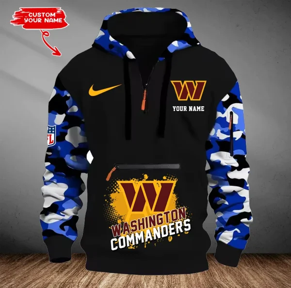 Washington Commanders Men Camouflage Hooded Sweatshirts New 2025 SPTMCPS064 - Image 4