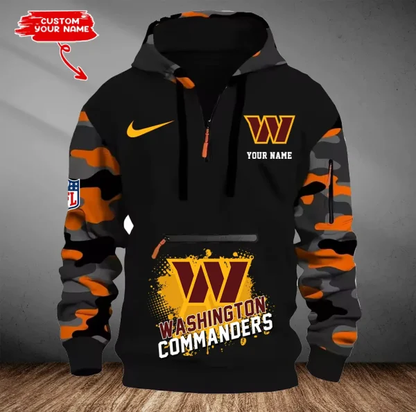 Washington Commanders Men Camouflage Hooded Sweatshirts New 2025 SPTMCPS064 - Image 5
