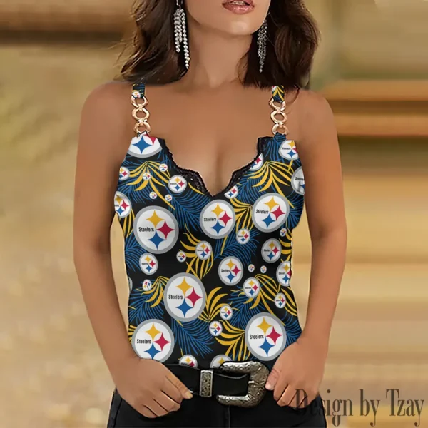 Pittsburgh Steelers NFL Holiday Party Chain Strap Tank top Shirt Style 2025 SPTWCSTT583