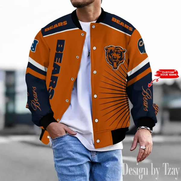 Chicago Bears Unisex Exclusive Styles Varsity Jacket SPTBBJACKET561