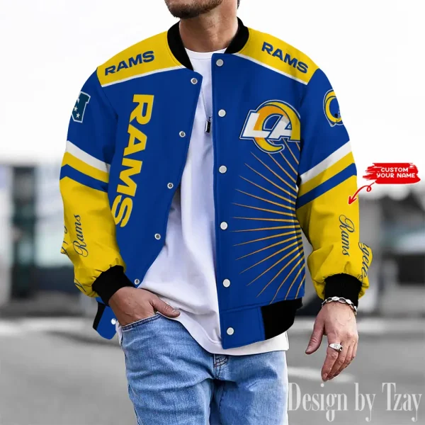 Los Angeles Rams Unisex Exclusive Styles Varsity Jacket SPTBBJACKET574