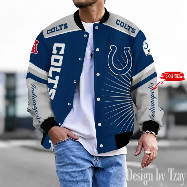 Indianapolis Colts Unisex Exclusive Styles Varsity Jacket SPTBBJACKET569