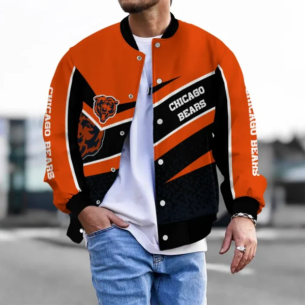 Chicago Bears Unisex Exclusive Styles Varsity Jacket SPTBBJACKET593
