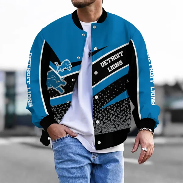 Detroit Lions Unisex Exclusive Styles Varsity Jacket SPTBBJACKET598