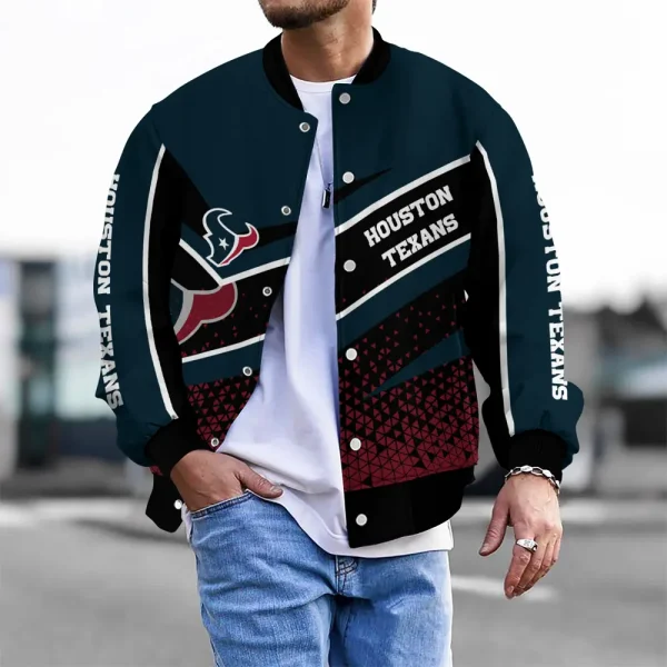 Houston Texans Unisex Exclusive Styles Varsity Jacket SPTBBJACKET600