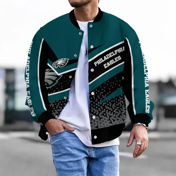Philadelphia Eagles Unisex Exclusive Styles Varsity Jacket SPTBBJACKET613
