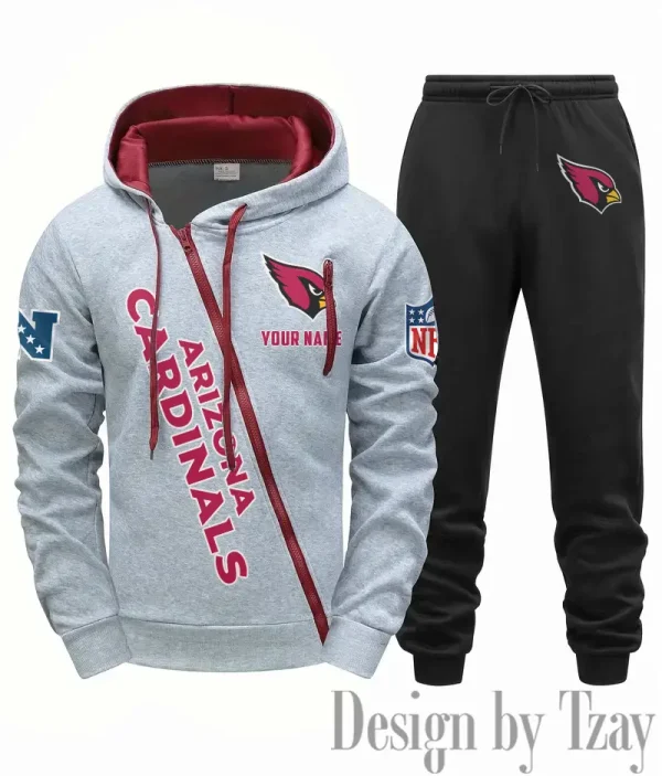 Arizona Cardinals Men Fall&winter Daily Casual Sporty Jogging Suit Urban Fashion SPTMDCSJS001
