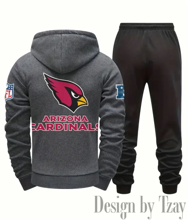 Arizona Cardinals Men Fall&winter Daily Casual Sporty Jogging Suit Urban Fashion SPTMDCSJS001 - Image 6