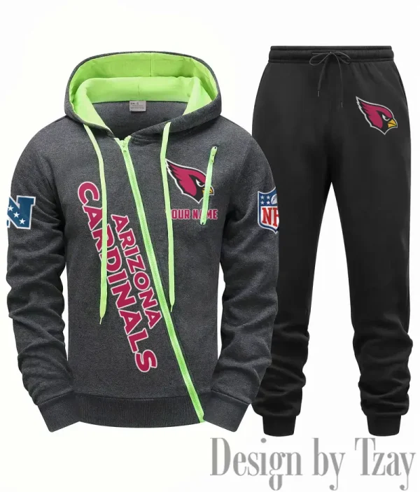 Arizona Cardinals Men Fall&winter Daily Casual Sporty Jogging Suit Urban Fashion SPTMDCSJS001 - Image 5