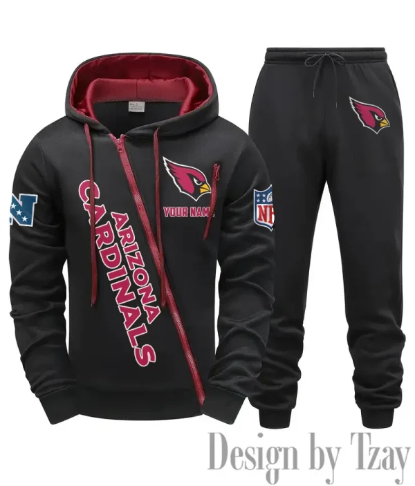 Arizona Cardinals Men Fall&winter Daily Casual Sporty Jogging Suit Urban Fashion SPTMDCSJS001 - Image 3