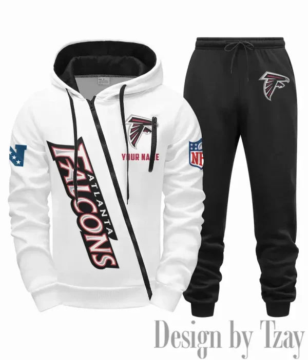 Atlanta Falcons Men Fall&winter Daily Casual Sporty Jogging Suit Urban Fashion SPTMDCSJS002