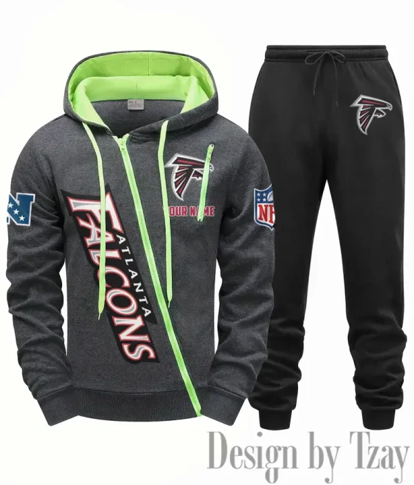 Atlanta Falcons Men Fall&winter Daily Casual Sporty Jogging Suit Urban Fashion SPTMDCSJS002 - Image 7