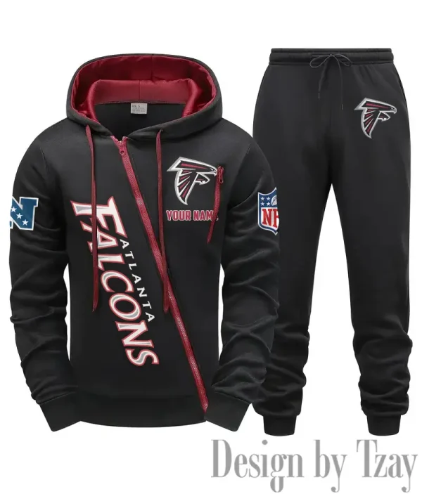 Atlanta Falcons Men Fall&winter Daily Casual Sporty Jogging Suit Urban Fashion SPTMDCSJS002 - Image 5