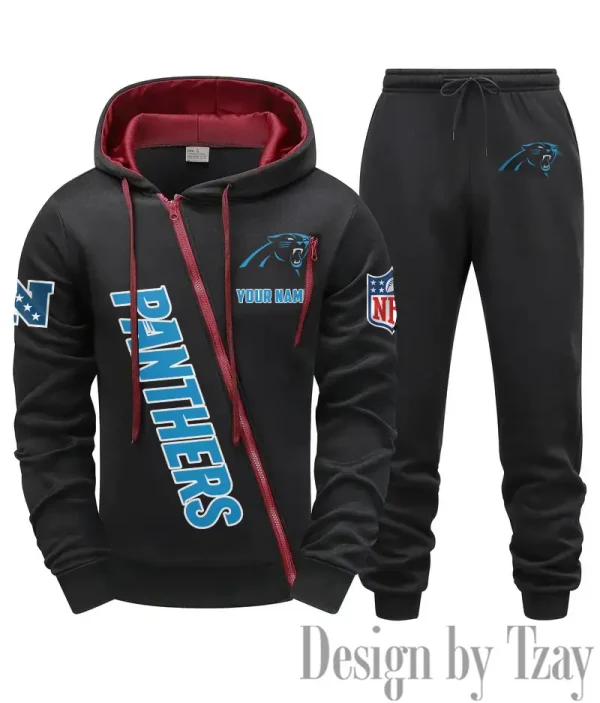 Carolina Panthers Men Fall&winter Daily Casual Sporty Jogging Suit Urban Fashion SPTMDCSJS005 - Image 7