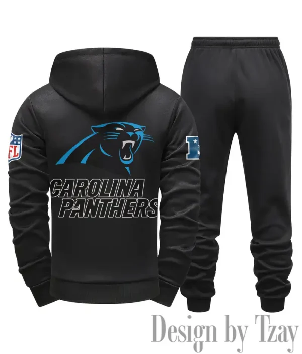 Carolina Panthers Men Fall&winter Daily Casual Sporty Jogging Suit Urban Fashion SPTMDCSJS005 - Image 8