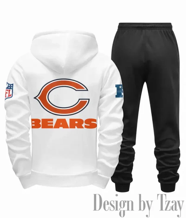 Chicago Bears Men Fall&winter Daily Casual Sporty Jogging Suit Urban Fashion SPTMDCSJS006 - Image 4