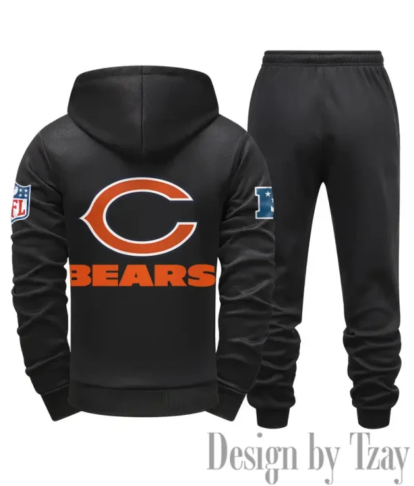 Chicago Bears Men Fall&winter Daily Casual Sporty Jogging Suit Urban Fashion SPTMDCSJS006 - Image 8